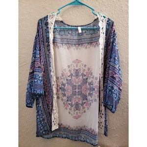 Sheet Kimono Duster